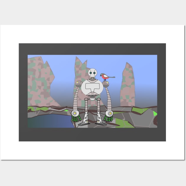 The Wild Robot Wall Art by Sagarvectorart